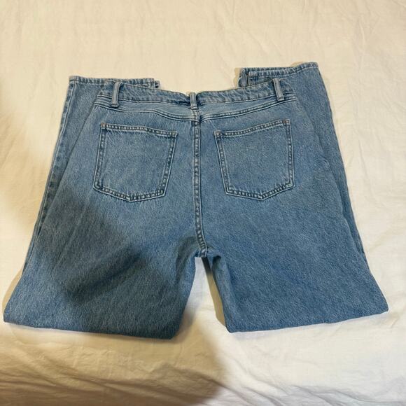 House of Harlow 1960 Button Fly Split Hem Straight Leg Jean 30 - Picture 14 of 15